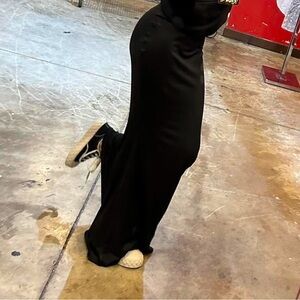 Elegant Black Maxi Skirt
